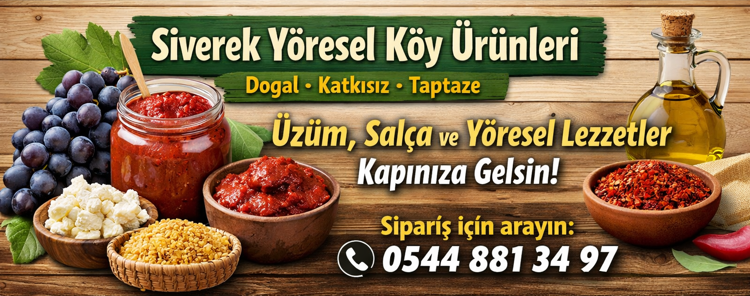 Siverek Yöresel Köy Ürünleri